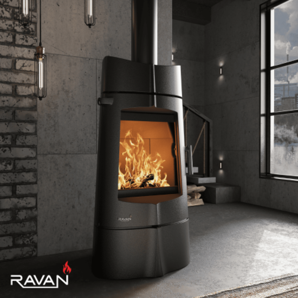 Чугунная печь Ravan Kalipso
